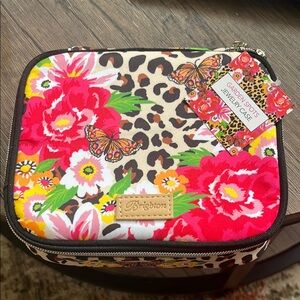 Brighton Floral and Leopard Jewelry Case